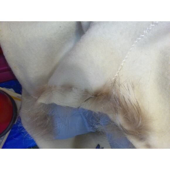 Vintage Canadian Inuit Wool Jacket with Embroidered Flowers READ AS IS - Picture 15 of 15